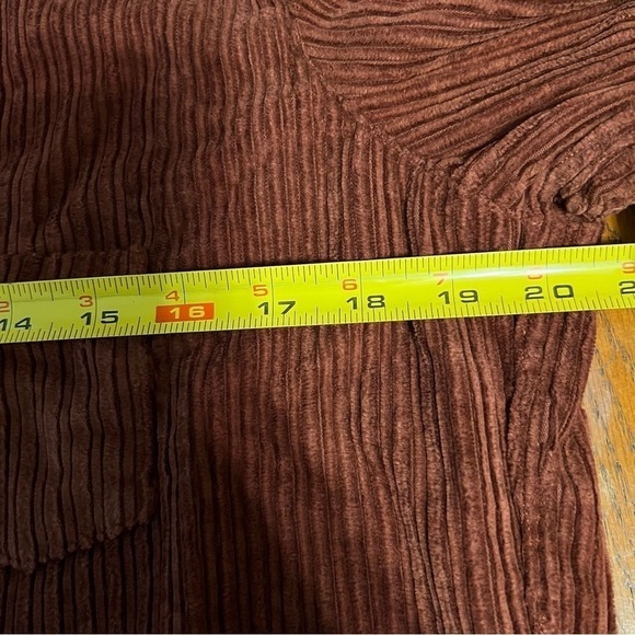 NEW Frank & Eileen Brown Corduroy Button Down Top XS Soft Relaxed Fit Layering - Picture 12 of 13